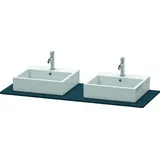 Duravit Konsole XSquare 140x55cm, bl m, m 2 Auss, Beck. beids.