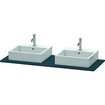 Duravit Konsole XSquare 140x55cm, bl m, m 2 Auss, Beck. beids.