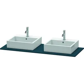 Duravit Konsole XSquare 140x55cm, bl m, m 2 Auss, Beck. beids.