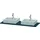 Duravit Konsole XSquare 140x55cm, bl m, m 2 Auss, Beck. beids.