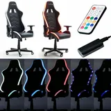 MCA Furniture LED Gaming Chair MC Racing