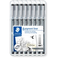 Staedtler pigment liner 308 Fineliner schwarz 8 Stück(e)