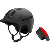 Woom Ready Kinderhelm - charcoal metallic