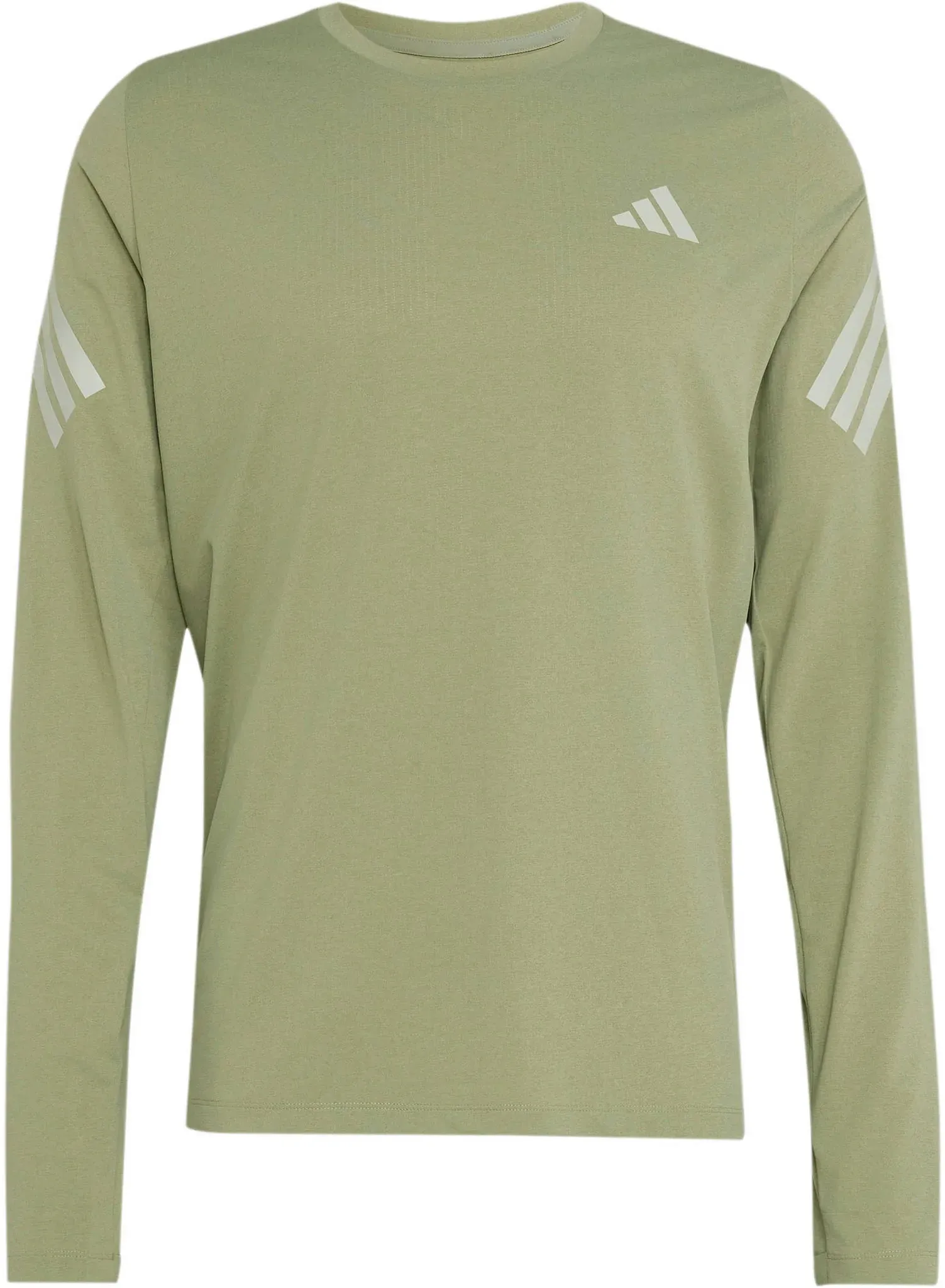 adidas adi365--- LS Funktionsshirt Herren in tengrn-halgrn, Größe L - oliv