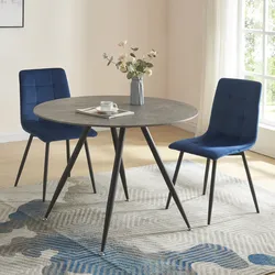 Esstisch Fitjar für 4 Personen Ø100 cm Beton-Optik