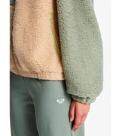 Roxy Boundless Spirit Fleece Mit Durchgehendem Reißverschluss - Oil Green - XL