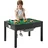 Vevor Kindertisch 810 x 553 x 502 mm, Aktivitätstisch aus Holz, doppelseitige Baustein-Tischplatte, Mehrzweck-Spieltisch mit 2 Aufbewahrungsbehältern, Geschenk für Kinder ab 3 Jahren, Schwarz