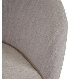 Mendler Esszimmerstuhl Malmö T633 Textil creme/grau