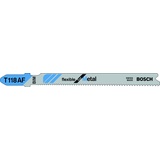 Bosch Professional BIM Stichsägeblatt T 118 AF Flexible for Metal T118AF, 25er-Pack (2608634991)