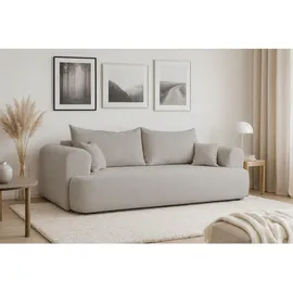 Deine Möbel 24 Schlafsofa, Graubraun, Textil, 247x69x90 cm, Wohnzimmer, Sofas & Couches, Schlafsofas