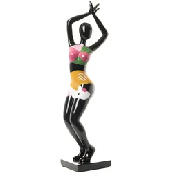 Statue Frau reisende Seele - Schwarz Anderes Harz Amadeus 12x9.5 cm