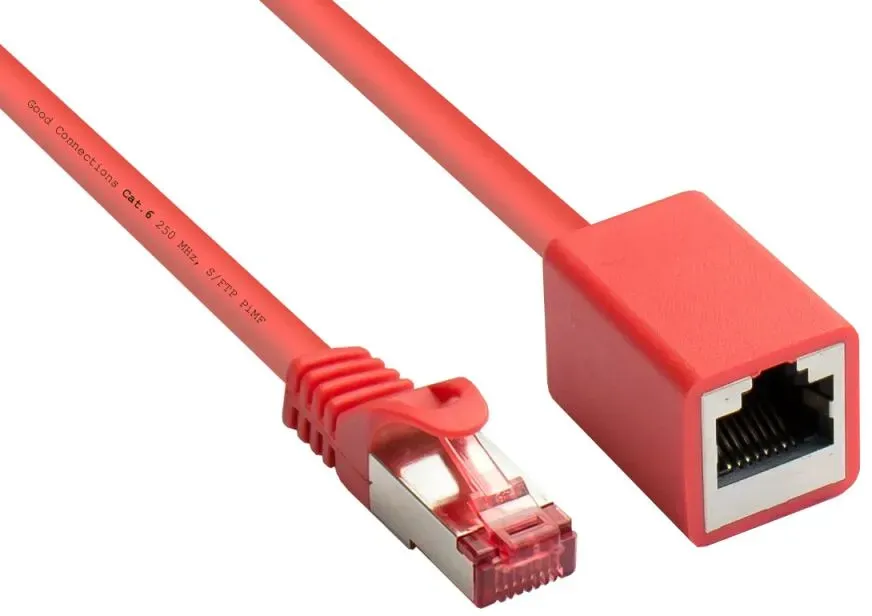 Alcasa 8063VR-005R Netzwerkkabel Rot 0,5 m Cat6 S/FTP (S-STP)