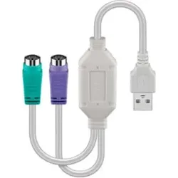 Goobay USB-Konverter/Adapter USB auf PS/2 95431