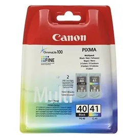 Canon PG-40 schwarz + CL-41 CMY