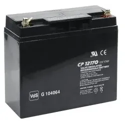 Indexa 32095 Notstrom-Akku 12 V 18 Ah, für Alarmzentralen VdS 12 Volt Bleiakku HP180