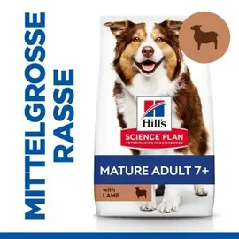 Hill's Science Plan Mature Adult 7+ Medium Lamm & Reis 14 kg