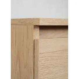 Rodan | Waschbeckunterschrank 80 CM - Eiche Hell - Badmöbel, Badezimmerschränk, Badezimmermöbel, Waschtischunterschrank - Hellbraun