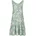 RUFFLE DRESS Gr M mehrfarbig grün
