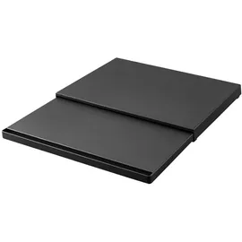 Yamazaki Küchenablage 45x4x37cm Ausziehtablett Metall Tower schwarz