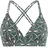 Protest Bikini-Top Damen Grau/Grün 36