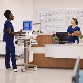 Ergotron CareFit Slim 2.0 Gold, Weiß, Universal, Multimedia-Wagen,