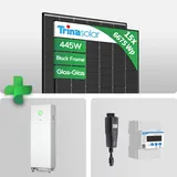 6.67 kw PV-Komplettanlage Preis inkl. MwSt. gem. § 12 Abs. 3 USt 10 kWh Speicher Trina Vertex S+ 445W Black Frame