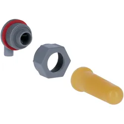 Kerbl Standard-Ventil 149 + Latex-Sauger 1454 grau - 14277 - grau