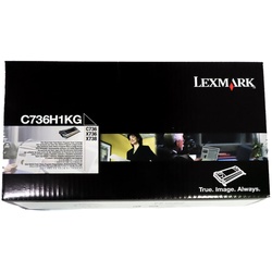 Lexmark Rückgabe-Tonerkassette C736H1KG Schwarz