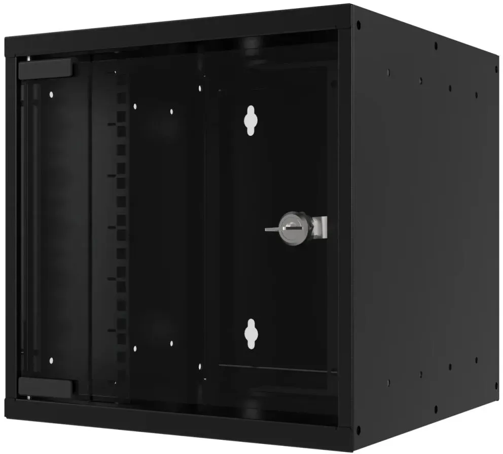 EFB Elektronik WGB-1004TS.30 Rack 9U Wandmontiertes Regal Schwarz