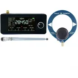 Mini SI4732 Radio, vollwertiges Radio ESP-32-S3 Hauptsteuerung, SI4732 Chip, LSB, USB, AM, FM, 1,9 Zoll IPS-Bildschirm, mit Antenne (B)