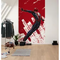 KOMAR Kindertapete, Marvel Spider-Man Red Swing bedruckt, rot