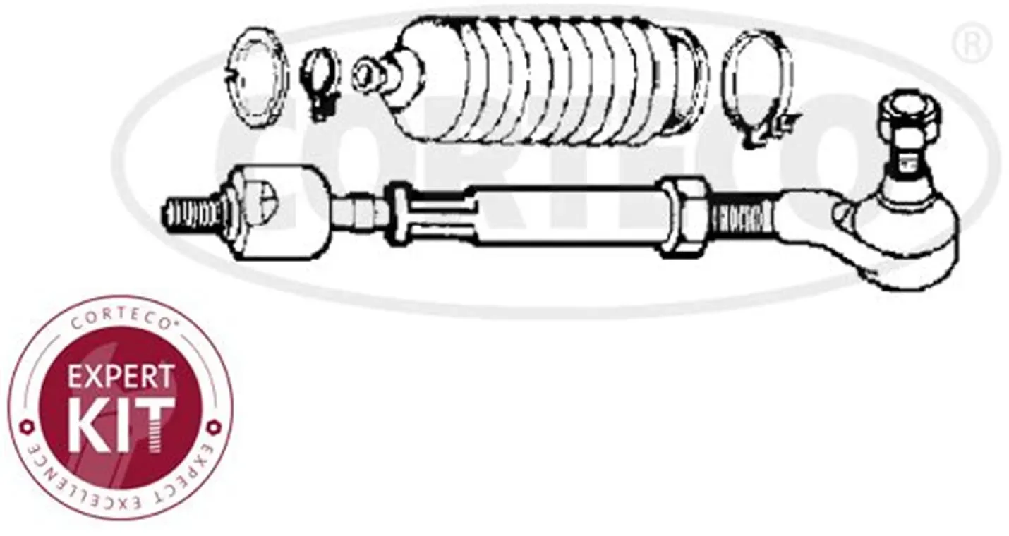 Corteco Spurstange Links Passend Für Peugeot 305 Ohne Servolenkung 49396605: Spurstange Peugeot: 381229 Corteco: 49396603 Corteco: 49396605 Delphi: Tl