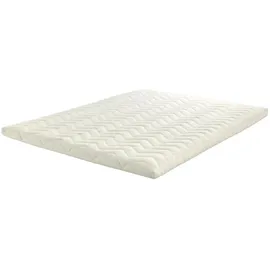 letti moderni Topper Lux Latex 140 x 200 cm Weiß
