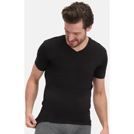 Bamboo basics Unterhemd, schwarz - weiß XL