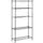 Royal Catering Steckregal Metall 35 x 90 x 180 cm schwarz