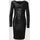Madeleine Etuikleid Glamouröses Pailettenkleid Schwarz 48