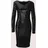 Madeleine Etuikleid Glamouröses Pailettenkleid Schwarz 48