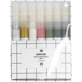 Rico Design Acrylini Marker Set Celebration, 7 Farben