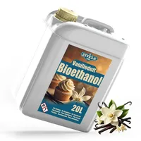 Bioethanol 96,6% 20L | Bio Alkohol Vanilleduft 96,6% 20L | Bioethanol für Kamin, Tischkamin, Bioethanol Kamin | Bioethanol Vanilleduft | Saubere V...