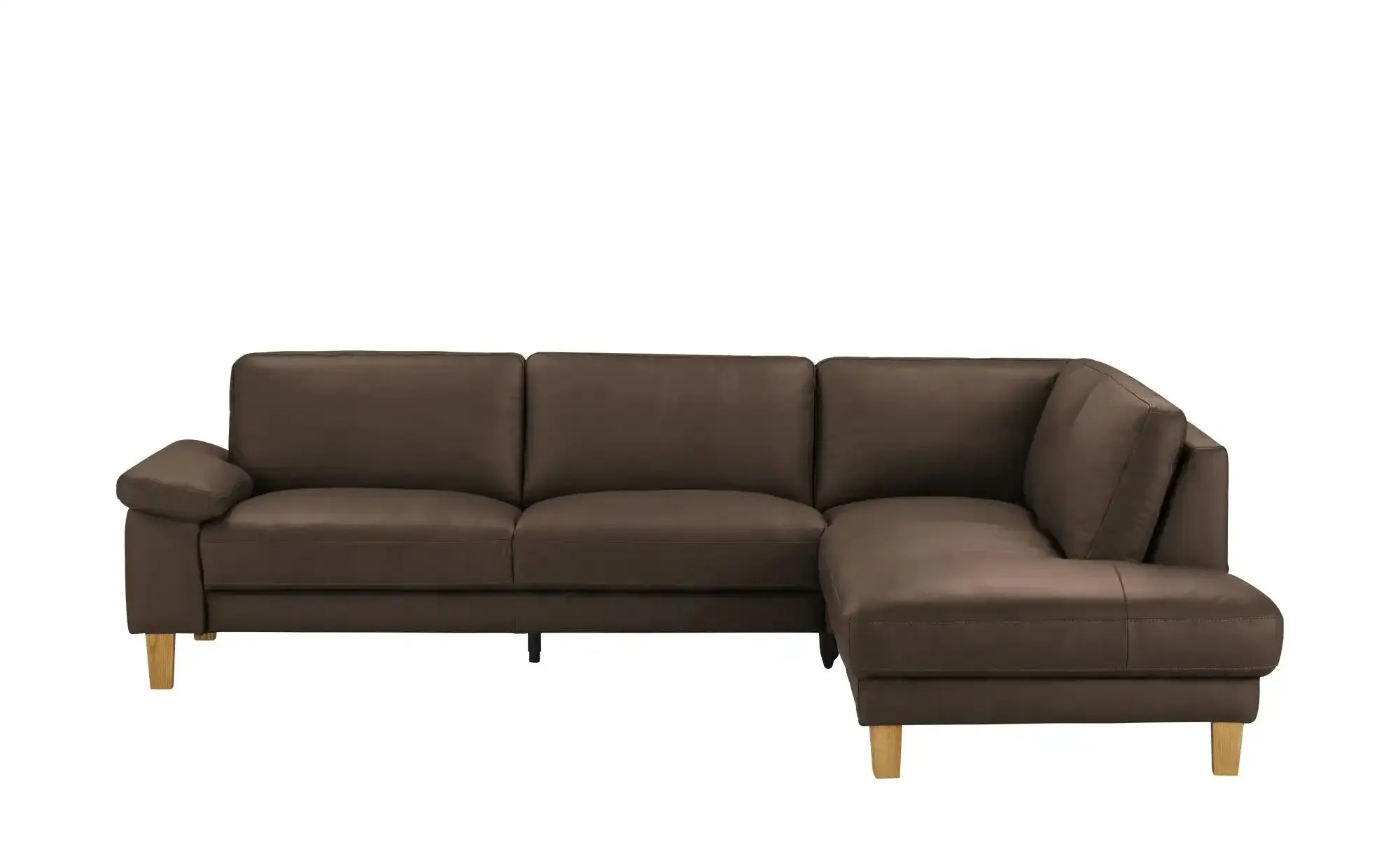 Ravensberger Werkstätten Ecksofa Leder RW-Select , braun , Maße (cm): B: 274 H: 77 T: 220.0