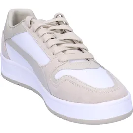 Puma Court Classic Street Suede Sneaker 03 white/desert dust/gold 46