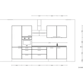 Nobilia Küchenzeile Easytouch II 330 cm grün