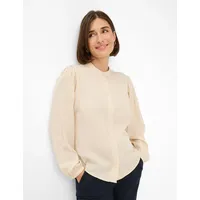 Brax Damen, Bluse Style VALERIA canvas, cremeweiß, Gr. 40,