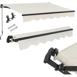 Juskys Gelenkarmmarkise 400 x 300 cm beige