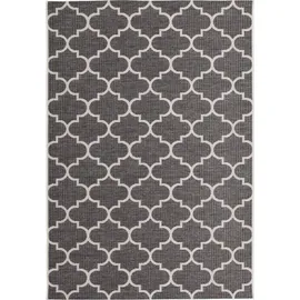Lalee Sunset 604 Outdoor-Teppich 80 x 230 cm Grau