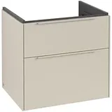 Villeroy & Boch Subway 3.0 Waschtisch-Unterschrank C576L2VN 62,2x57,6x47,8cm, mit LED/Griff monochrom, cashmere grey