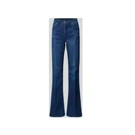 Raffaello Rossi Flared Jeans im 5-Pocket-Design, Dunkelblau, 42