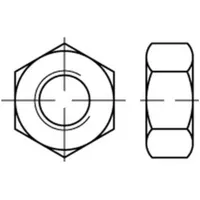 Reyher Sechskantmutter ISO 4033 M 10 x 1,5 Stahl blank