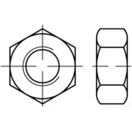 Reyher Sechskantmutter ISO 4033 M 10 x 1,5 Stahl blank