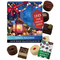 Hallingers Weihnachtsfreude XXL Schoko Adventskalender 30 handgemachte Pralinen